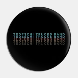 Vintage Proud Name Tedeschi Personalized Birthday Retro Pin