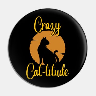 Crazy Cats Pin