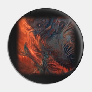 Fire Demon Pin