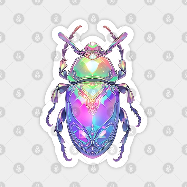 Cute Opal Beetle Magnet by DarkSideRunners