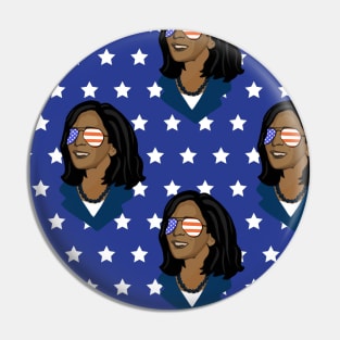 Kamala Harris Stars Pin