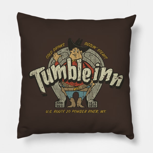 Tumble Inn Wyoming 1942 Pillow by JCD666