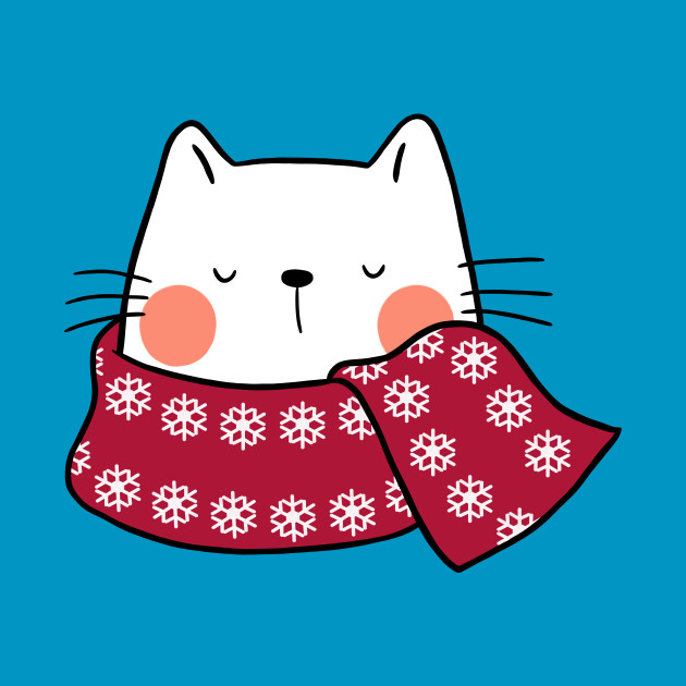 Winter Cat Happy New Year by Mai-Hime 