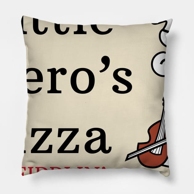 Little Nero's Pizza Pillow by Gimmickbydesign