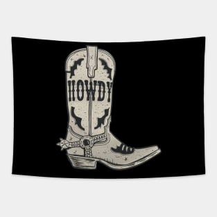 Howdy boot Tapestry