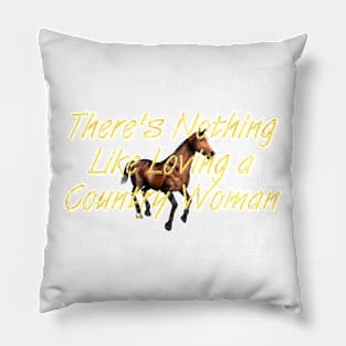 Country Woman Valentine Pillow