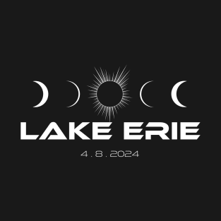 Total Solar Eclipse Totality Great Lake Erie T-Shirt