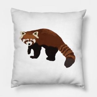 Red Panda Crawling Pillow