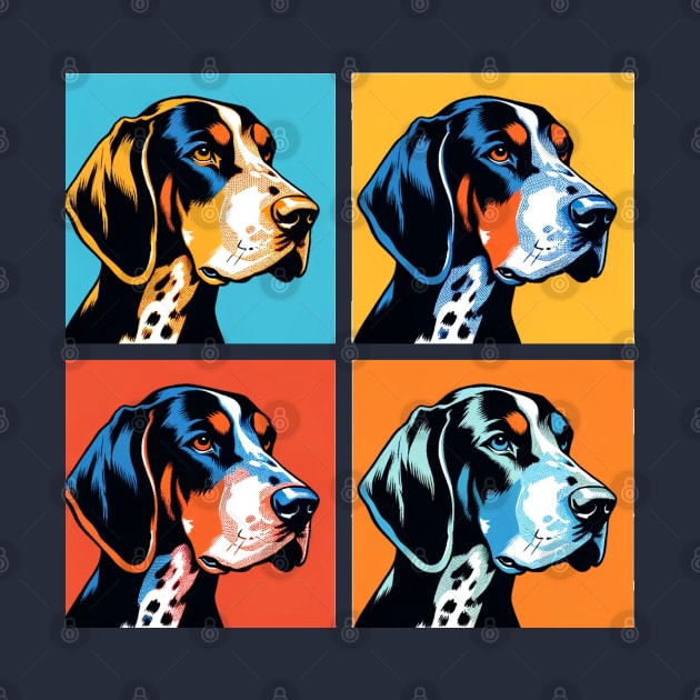 Bluetick Coonhound Pop Art - Dog Lovers by PawPopArt