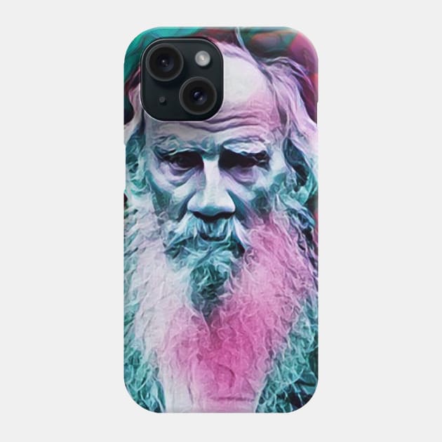 Leo Tolstoy Portrait | Leo Tolstoy Artwork 2 Phone Case by JustLit