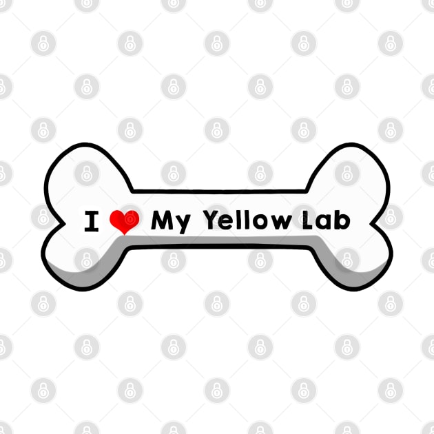 I love My Yellow Lab by mindofstate