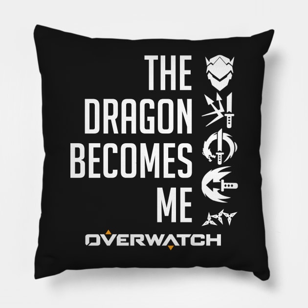 The Dragon Becomes Me! Pillow by ThatPonyGuy