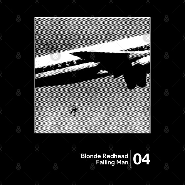 Blonde Redhead - Falling Man / Minimalist Graphic Artwork Design by saudade