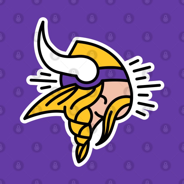 Pop SKOL Minnesota Logo by Carl Cordes