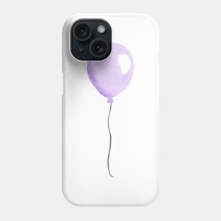 Cute purple balloon Phone Case