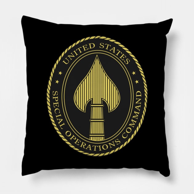 U.S. Special Operations Command Pillow by LostHose