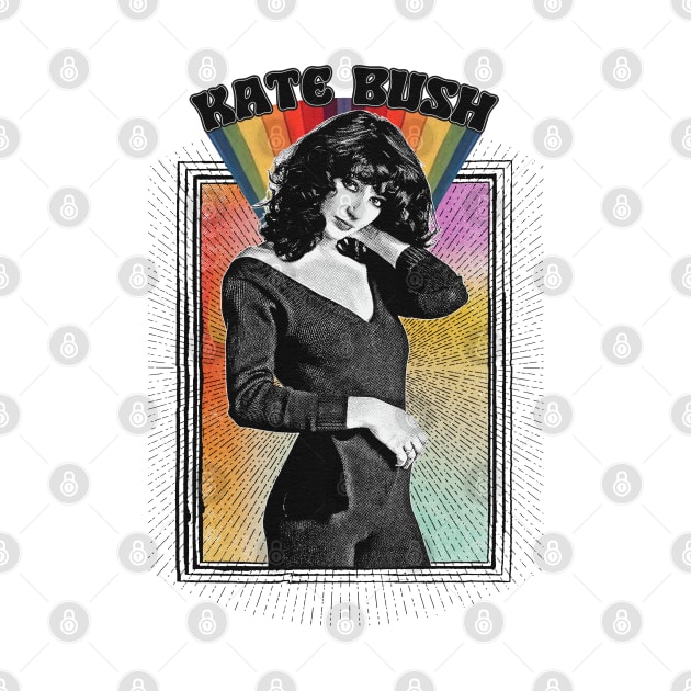 Kate Bush ∆ Rainbow Aesthetic Fan Art Design by DankFutura