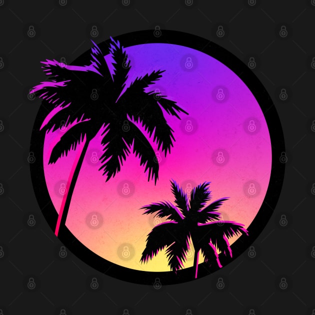 Retro Miami Vintage Aesthetic by iconicole