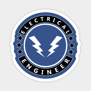 electrical engineering, electric engineer, t logo funny design Magnet