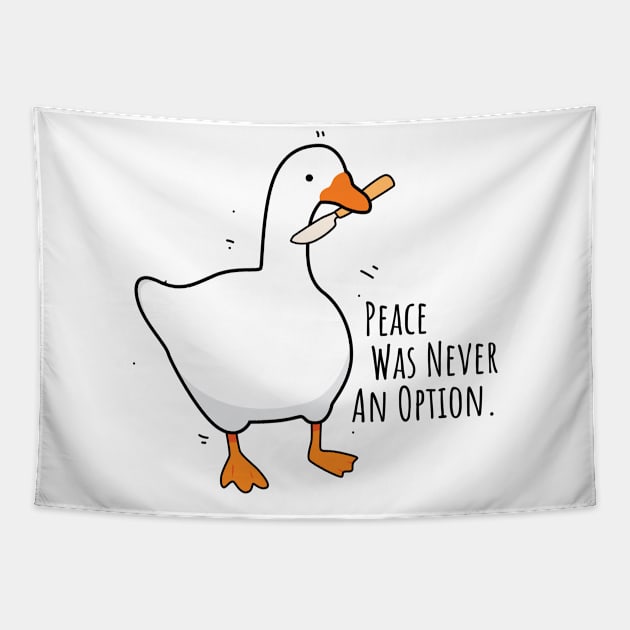 Peace Was Never An Option Tapestry by syahrilution