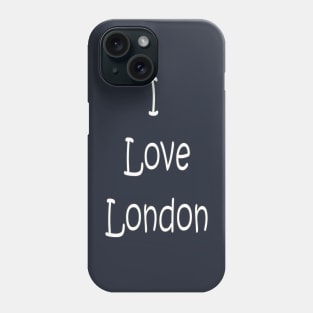 I Love London Phone Case