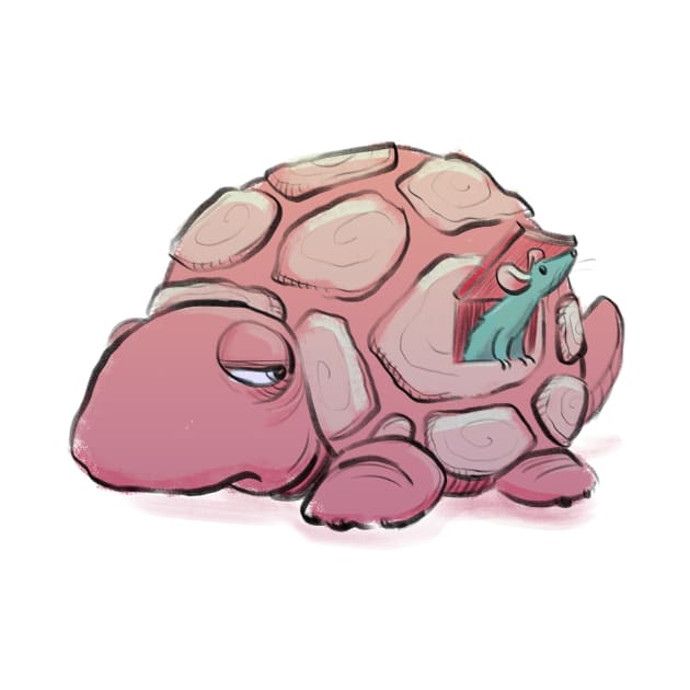 Tortoise and Mouse by Jason's Doodles