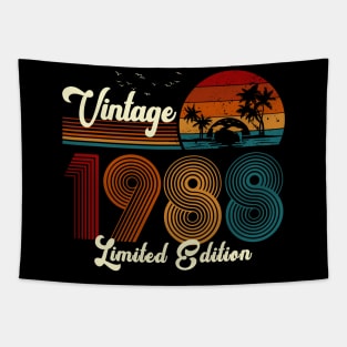 Vintage 1988 Shirt Limited Edition 32nd Birthday Gift Tapestry