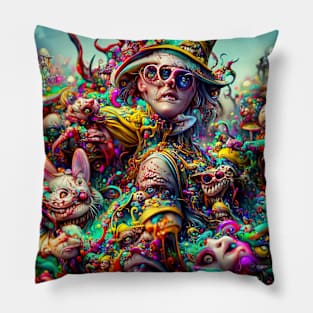 Fear and Loathing in Wonderland #7 Pillow