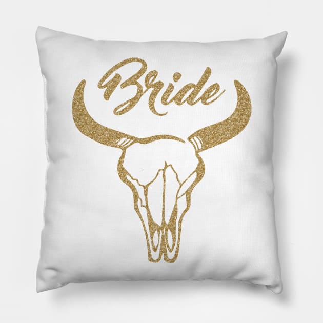 Bride Tribe Bachelorette Design Pillow by FuseTheory1