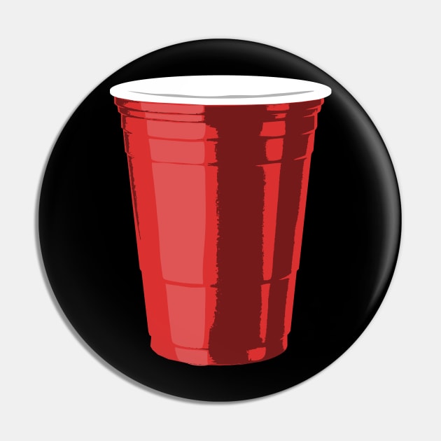 Gigantic Red Plastic Cup Pin by APSketches