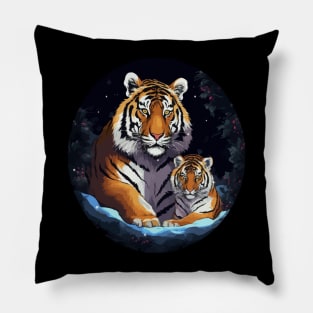 Siberian Tiger Fathers Day Pillow