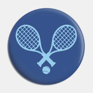 Tennis Rackets Blue Pin