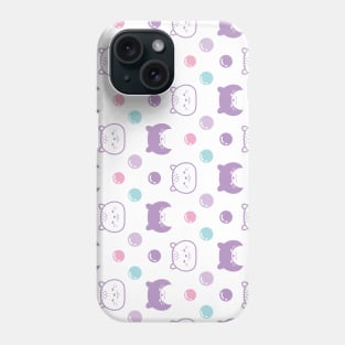 Ube and Taro Face Phone Case