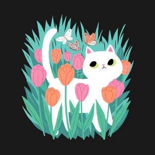 White Cat T-Shirt