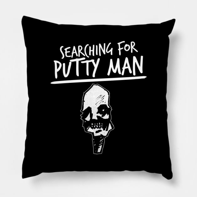 Putty Man Logo Pillow by Jeff Heimbuch