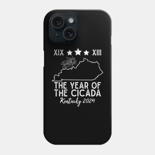 Great Cicada The Year Of Cicada 2024 XIX XIII USA Kentucky Phone Case