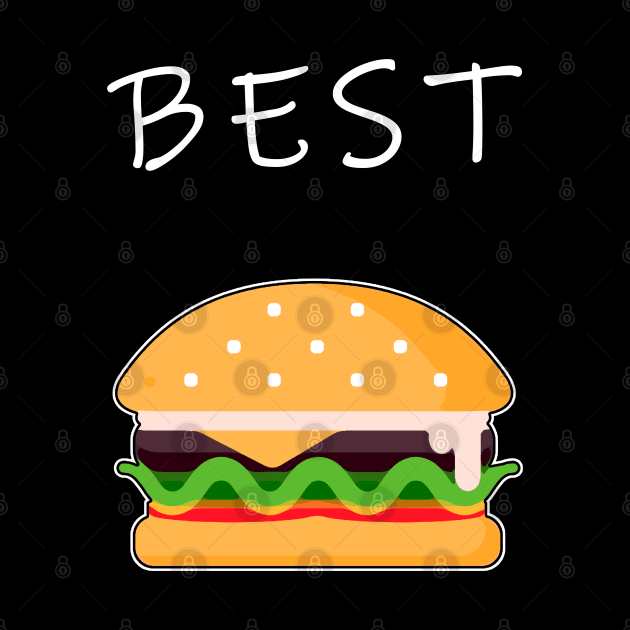 Beste Freunde products für 2 Mädchen Hamburger passende design by merchlovers