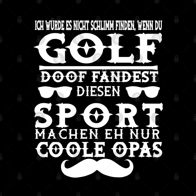 Golf Opa Sport Hole in One club Golfschläger by FindYourFavouriteDesign