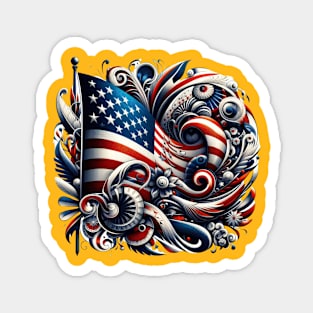 American flag Magnet