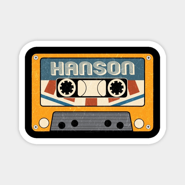 Cassette vintage hanson Magnet by bardo_bardon