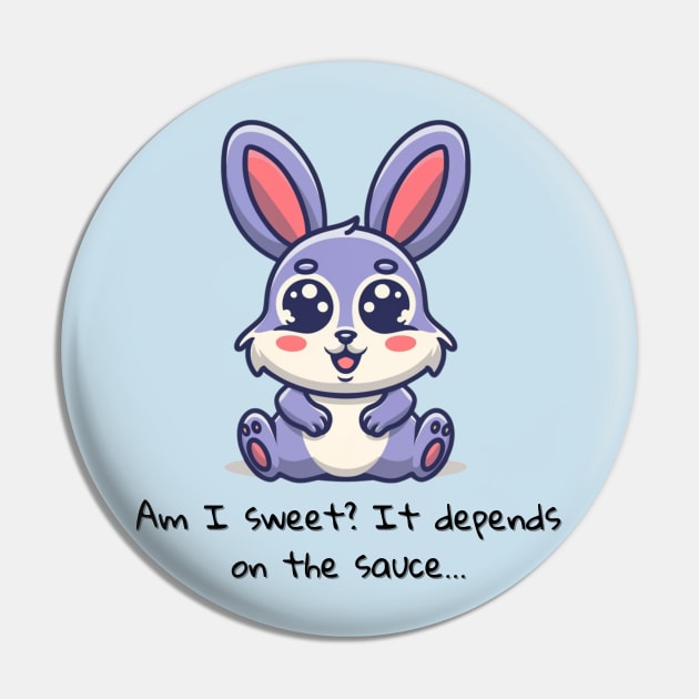 Sweet bunny Pin by DreamingWhimsy