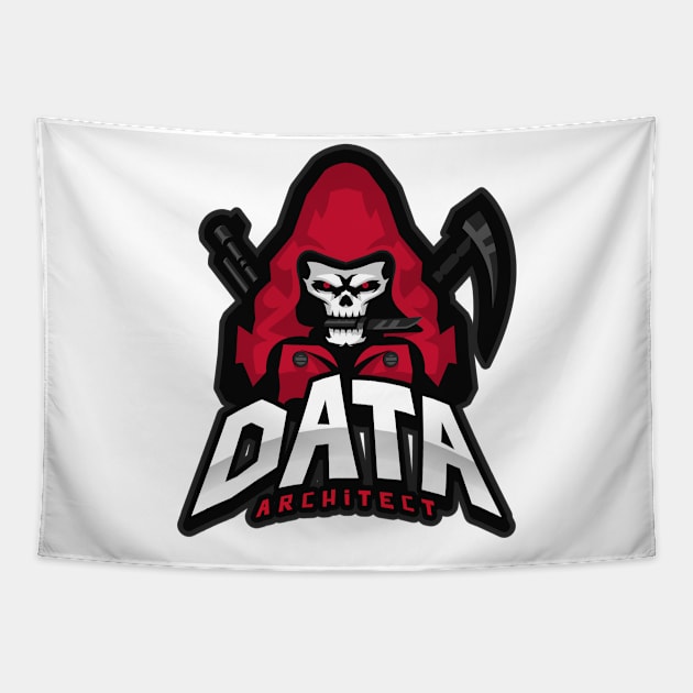 Data Architect in control Tapestry by ArtDesignDE