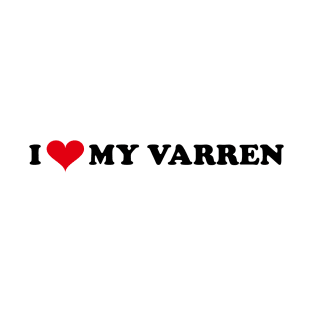 I love My Varren [Black] T-Shirt