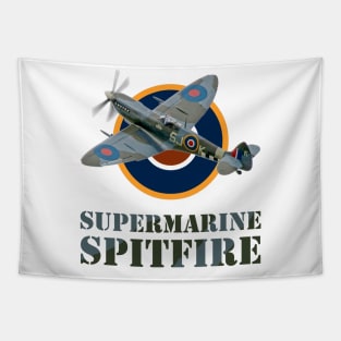 Supermarine Spitfire and Roundel Tapestry