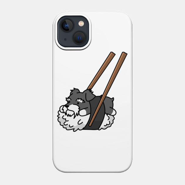 Funny Sushi Schnauzer - Schnauzer - Phone Case