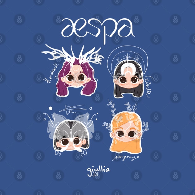 aespa savage fanart by Giullia - Yeppeunyeppeun Art