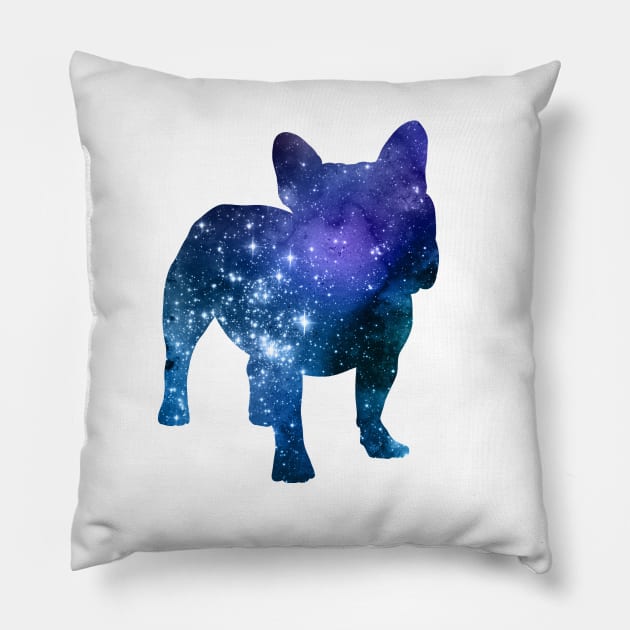 Frenchie - French Bulldog Pillow by TheJollyMarten