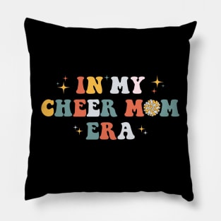 In My Cheer Mom Era Trendy Cheerleading Football Mom Women Life Pillow