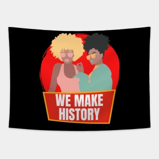Black Women Make History Tapestry