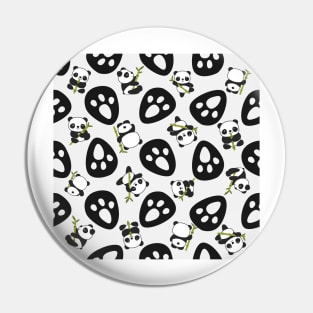 Panda Eating Bamboo Pin